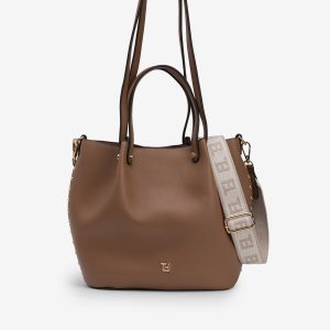 Bolso Shopper Marrón Elegante TIFFOSI